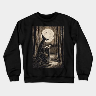 Witchy Moon Crewneck Sweatshirt